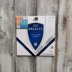 Sunflex Ice Breaker Long Pimple 0.5mm karet bat bet pingpong 100%ORI
