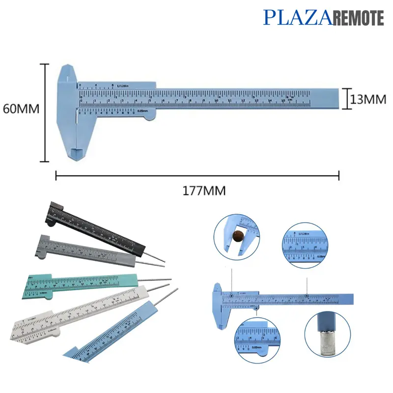 SIGMAT PLASTIK JANGKA SORONG PENGUKUR PANJANG CALIPER GAUGE 150 MM 4