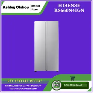Kulkas Side by Side Hisense RS660N4IGN 564 liter HISENSE RS660