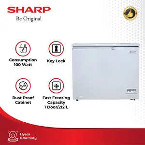 Sharp | FRV-210X Freezer Box Chest Freezer