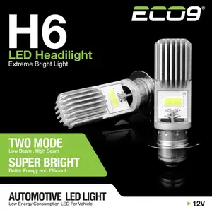 LAMPU DEPAN LED 9NINE LUXIMOS LED MOTOR BEBEK MATIC BEAT VARIO MIO XEON H6