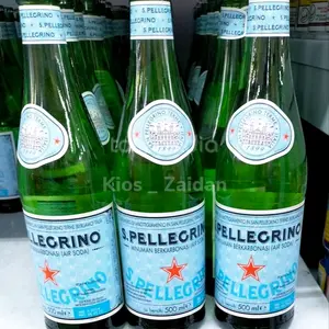 San Pellegrino Sparkling Water 500mL/Pcs| Air minum bersoda