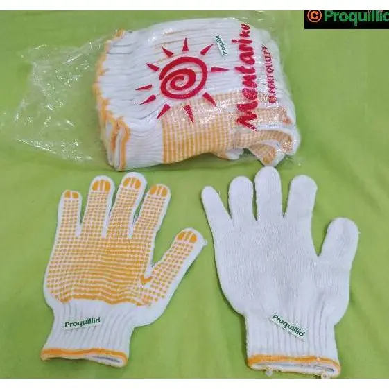 Sarung Tangan Safety Bintik Kuning