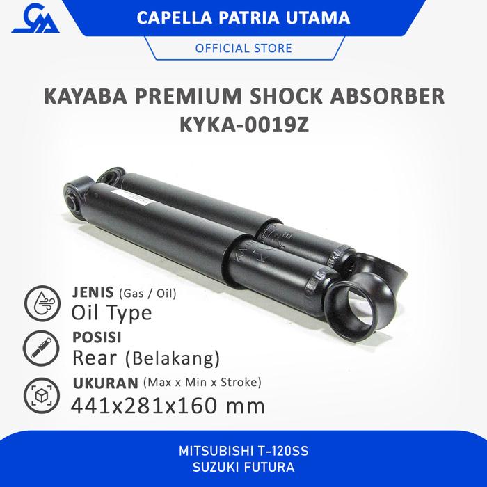 Gambar SHOCK KAYABA PREMIUM KYKA-0019Z T-120SS FUTURA - REAR (DELIVERY) dari Capella Patria Utama Kota Medan Tokopedia