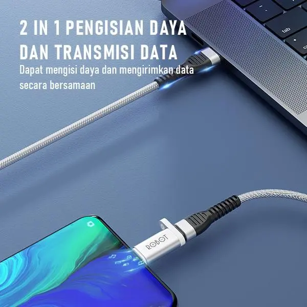 Robot RT-OTG01 USB TYPE C To Micro USB Converter Adapter Kabel OTG 4