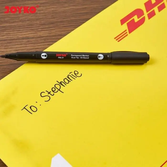 Spidol Permanen Joyko - Dual Tip Permanent Marker PM-31 HARGA 1Pcs AJA 1