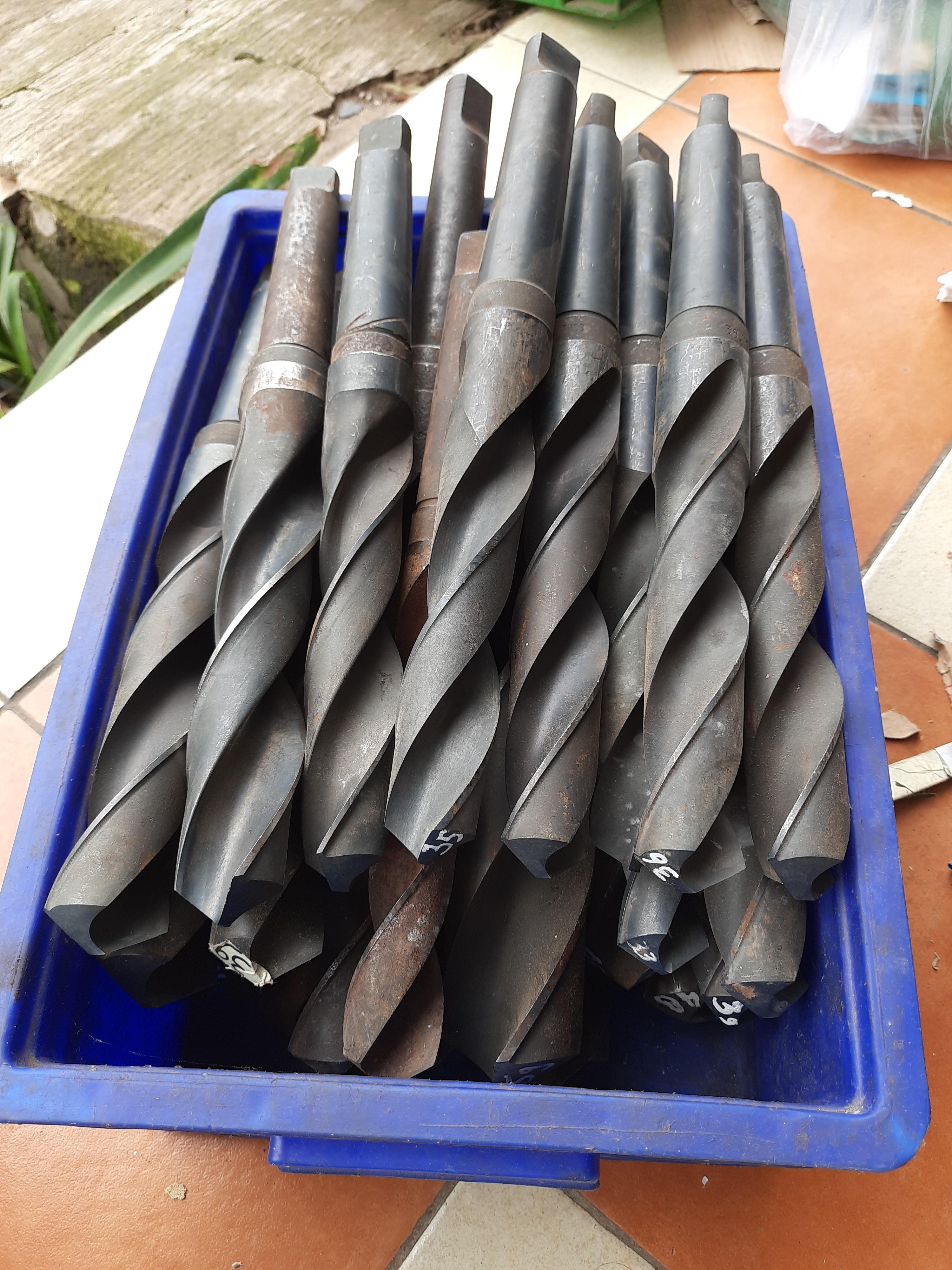 Mata Bor 29mm Drill 29 MT3 Bor Taper HSS 29 mm Bor Besi 29 Mulus — Varian 29.0X255 — foto asli 2