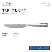 Gambar Sola Miracle - Pisau Makan Stainless Steel 18/10 - 1 pcs dari Kumala Home & Kitchen Kota Administrasi Jakarta Barat 2 Tokopedia