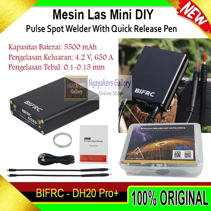 Alat Mesin Las Mini DIY Pulse Spot Welder With Quick Release Pen