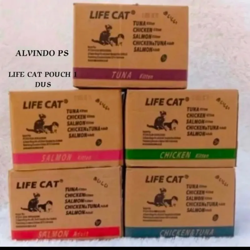 Makanan Kucing Dewasa Murah Basah LIFE CAT ADULT Pouch [85 gram] 2