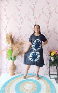 Gambar Dress Wanita Bali XXL Jersey Circle - Daster Dress Jersey Bali dari FASKORA DASTER & MUKENA Kota Denpasar 3 Tokopedia