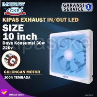 Gambar Ceiling Exhaust Imatsu EFIO-APB25-LED-ST 10" Exhaust Dinding dari Kipas Online CKE Kota Administrasi Jakarta Barat 1 Tokopedia