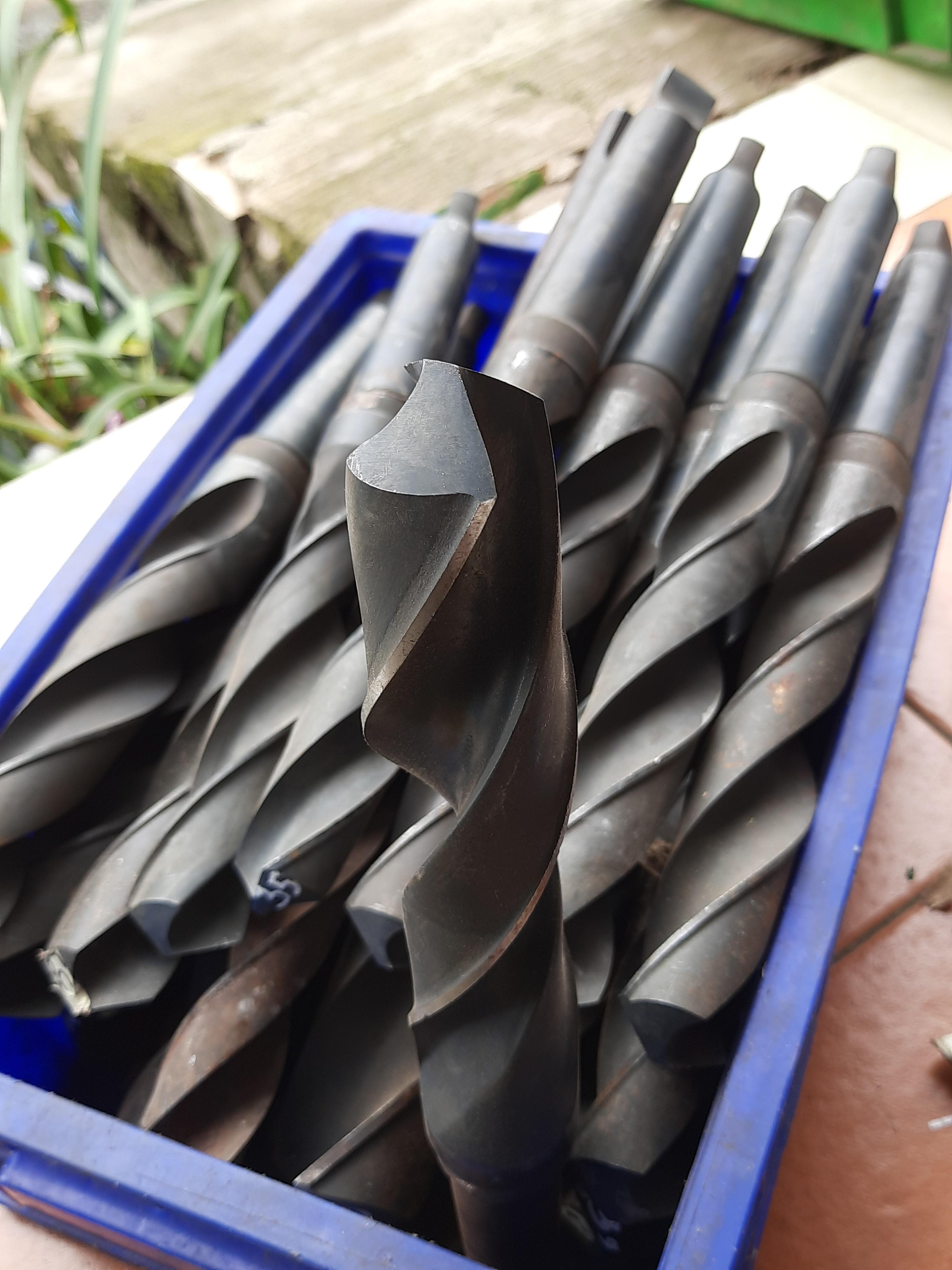 Mata Bor 29mm Drill 29 MT3 Bor Taper HSS 29 mm Bor Besi 29 Mulus — Varian 29.0X255 — foto asli 3
