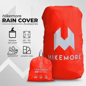 Hikemore Rain Cover Bag Pelindung Tas Ransel Backpack Size L 45-55L