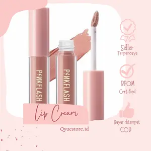 QYUESTORE|PINKFLASH LIP CREAM ORIGINAL 100%