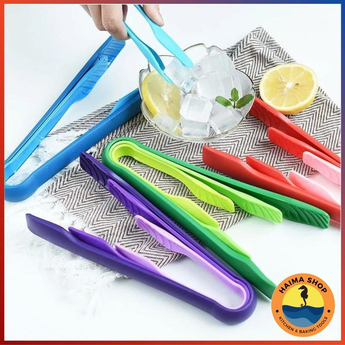 Gambar Set 3 in 1 Penjepit Jepitan Capitan Capit Kue Roti Makanan Plastik Big - green dari HAIMA SHOP Jakarta Barat Tokopedia