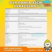 Gambar DVR DAHUA 32CH 2MP DH-XVR4232AN-I Penta-brid 1080N/720P 1U 2HDD - DH-XVR4232AN-I, DVR SAJA dari Cengli Store Kota Surabaya 3 Tokopedia