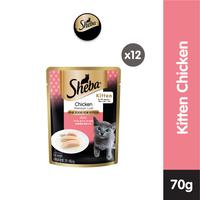 Gambar [PROMO] Sheba Pouch Makanan Anak Kucing Basah rasa Chicken 70gr - Isi 12 dari Whiskas Indonesia Kota Tangerang 1 Tokopedia