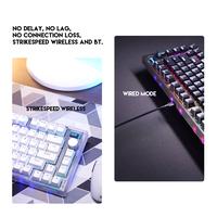Gambar Fantech Maxfit81 MK910 Wireless 75% Mechanical Keyboard Gaming PBT - Putih, Gat Pro Blue dari TokoTeknoPro Kota Administrasi Jakarta Utara 4 Tokopedia