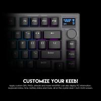 Gambar Fantech Maxfit81 MK910 Wireless 75% Mechanical Keyboard Gaming PBT - Putih, Gat Pro Blue dari TokoTeknoPro Kota Administrasi Jakarta Utara 2 Tokopedia