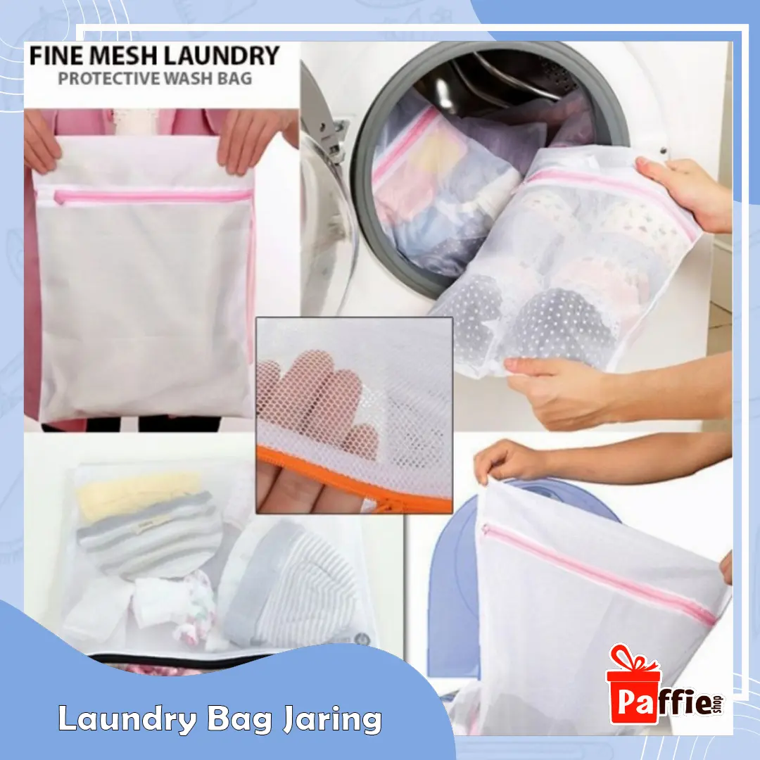 Laundry bag mesin cuci jaring net pakaian celana bra baju rumah tangga