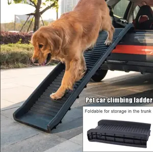 Tangga Plastik Dapat Dilipat Portable Anti Licin untuk Anjing Kucing