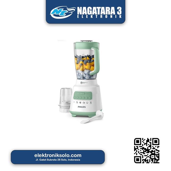 Gambar BLENDER PHILIPS HR2221/30 DESSERT GREEN dari NAGATARA 3 ELEKTRONIK Kota Surakarta Tokopedia