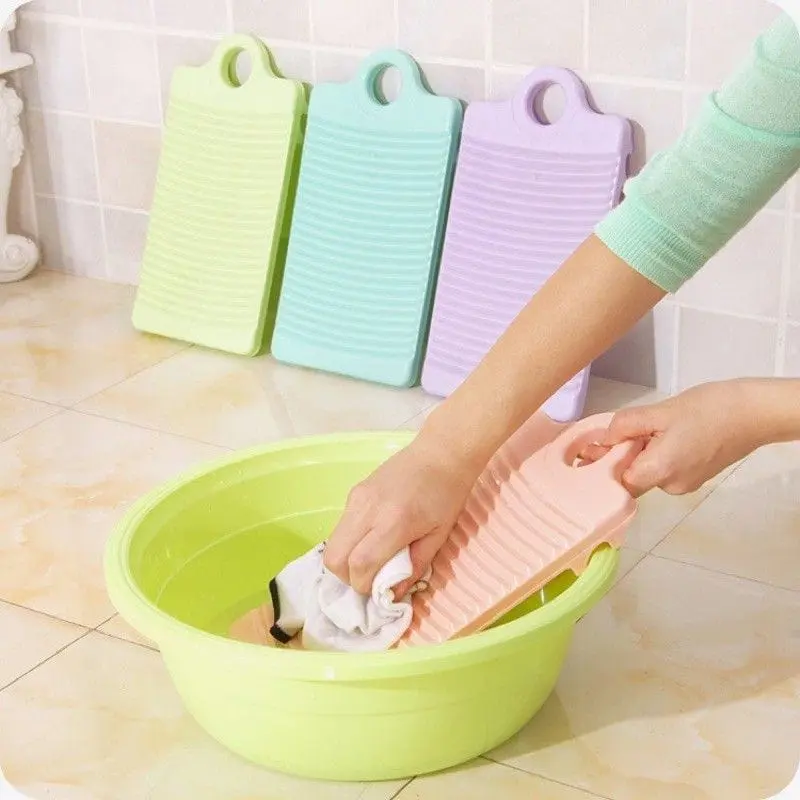 Papan Cuci Baju Anak Mini Travel Portable / Papan Gilesan Pakaian