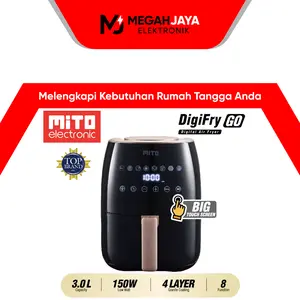 MITO DIGITAL AIR FRYER DIGIFRY GO AF2 / AF 2 [3 LITER] (GARANSI RESMI)