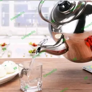 VAVINCI Teko Uap + Saringan 2 Liter 18 Cm Stainless Happy Bell Kettle