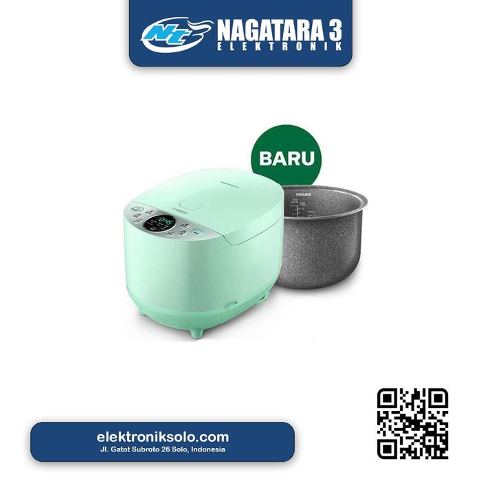 Gambar MAGIC COM PHILIPS HD-4515/85 BAKUHANSEKI GREEN dari NAGATARA 3 ELEKTRONIK Kota Surakarta Tokopedia