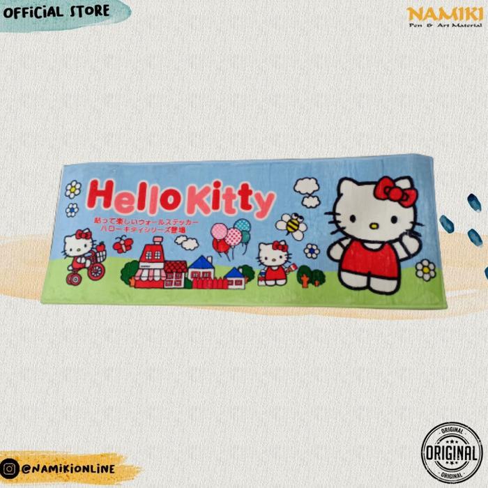 Gambar Keset Hello Kitty Panjang 120 cm Bahan Lembut Ukuran 120 cm x 45 cm Berat 500 gram Original Kids Memory - HK BIRU dari Namiki Online Kota Semarang 4 Tokopedia