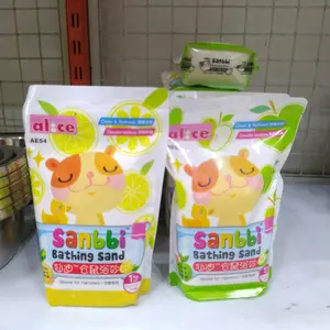 Pasir mandi hamster wangi bathing sand lemon/aple 1kg& strawberry 500g