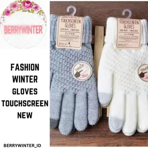 SARUNG TANGAN TOUCHSCREEN WOOL PRIA WANITA