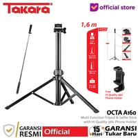 Gambar Takara OCTA A160 Multi Function Tripod Selfie Stick Light Stand dari Takara Indonesia Kota Tangerang 1 Tokopedia