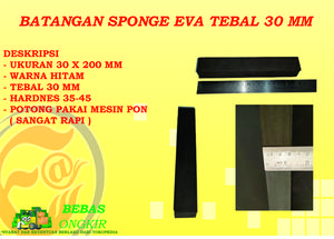 BATANGAN SPONGE EVA / PERSEGI PANJANG EVA SPON TEBAL 3 CM