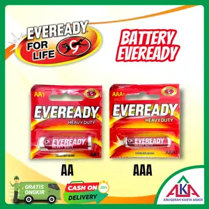 Baterai Batre EVEREADY AAA A3 / AA A2 Heavy Duty Battery 1.5V SNI Original - Satuan