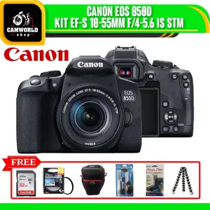 Canon EOS 850D Kit EF-S 18-55mm F/4-5.6 IS STM Dslr Kamera