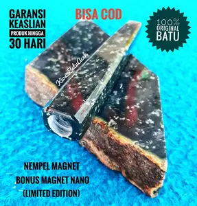 Aksesoris Batu Giok Black Jade Loreng Original Asli Aceh Petak Cutting