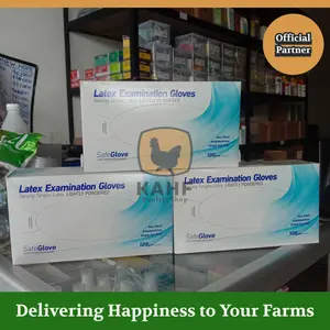 Sarung Tangan Latex Handscoon Safeglove Onemed Putih