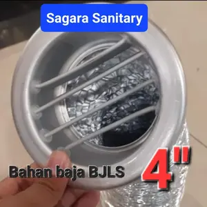 tutup exhaust fan plafon 4 in baja bjls / wall air vent grill 4"