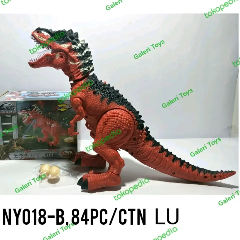 Mainan Dinosaurus T-Rex Dino Valley Dinosaurus Bertelur 4