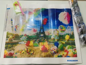 Diamond Painting lukisan berlian menara eiffel Paris full