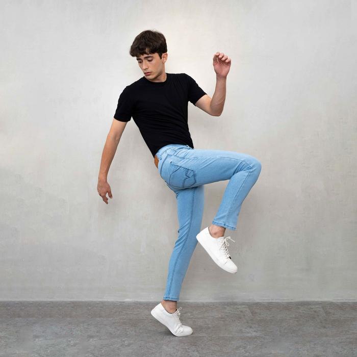 Gambar celana jeans ICE BLUE skinny slimfit panjang pria / 27-32 /Braga dari Toko serba 80 Kota Surabaya Tokopedia