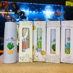 BOTOL TUMBLER MINUM KAKTUS DAN KEMAS BOK