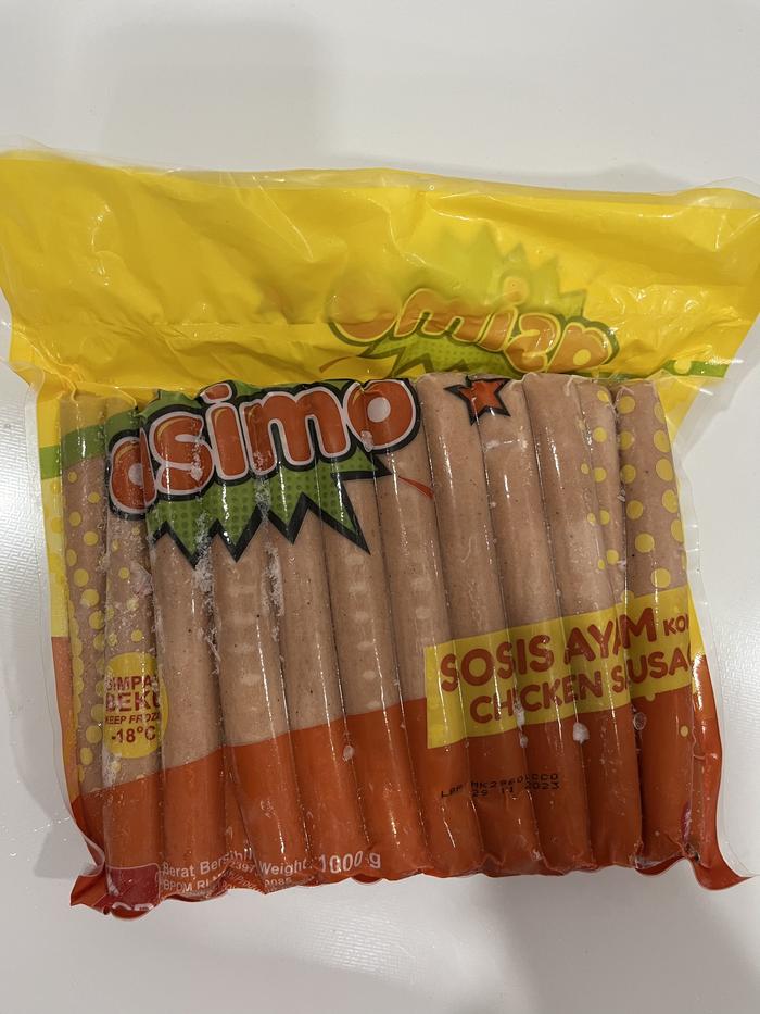 Gambar Asimo Sosis Ayam 1Kg 30Pcs Frozen Food Murah dari Rezeki Frozen Mart Kota Medan Tokopedia