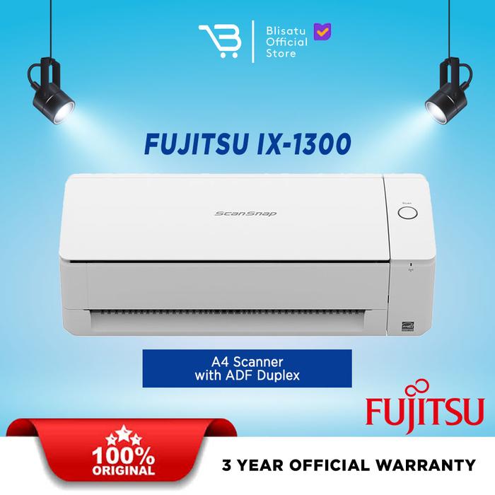 Gambar Scanner Fujitsu Series IX-1300 Garansi Resmi dari Blisatu.id Kota Administrasi Jakarta Pusat Tokopedia