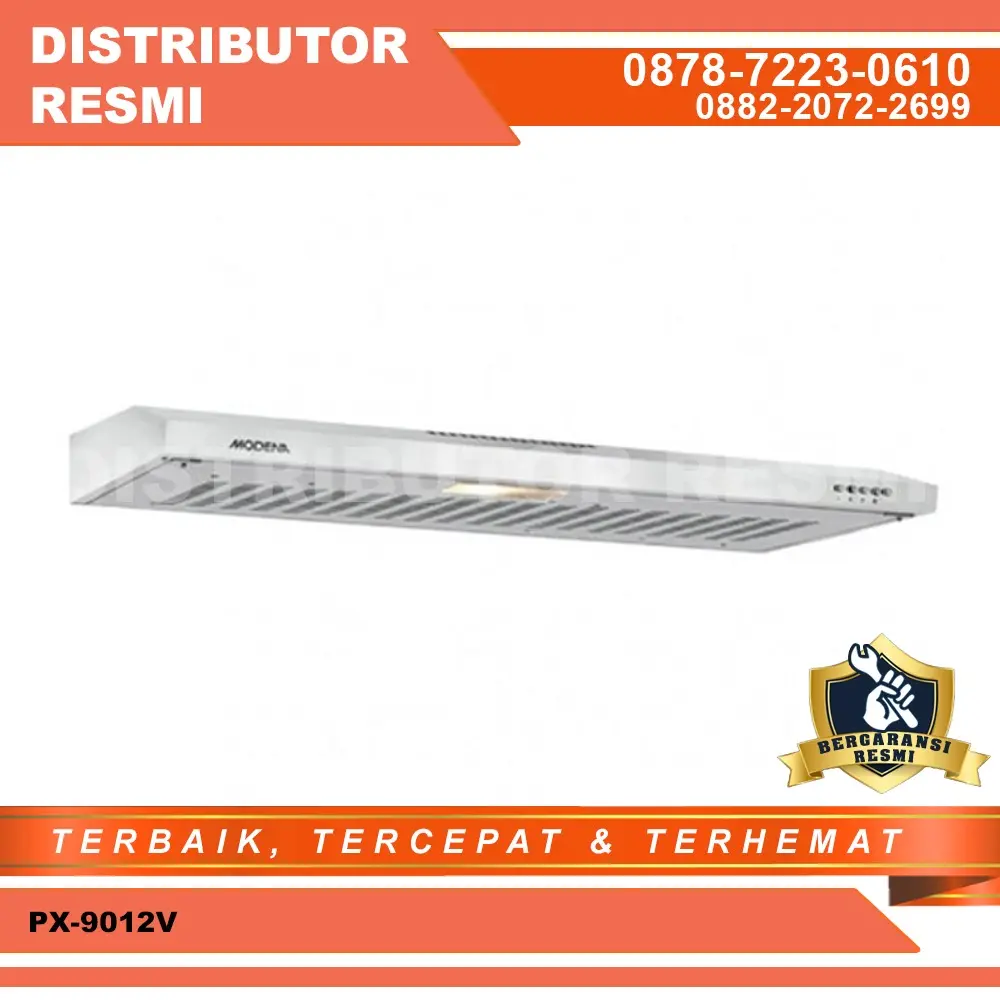Modena PX 9012V Silver Cooker Hood [90 cm]