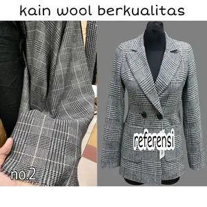 kain wool berkualitas - bahan jas blazer wool import - wol