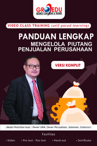 Gambar VIDEO BOOKS - PANDUAN LENGKAP MENGELOLA PIUTANG PENJUALAN PERUSAHAAN dari Hubbis Store Kota Surabaya 1 Tokopedia
